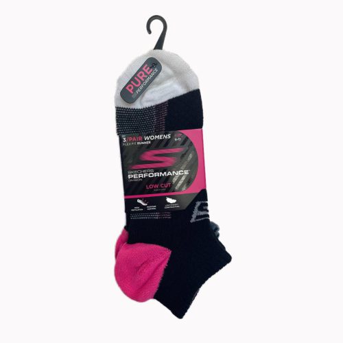 جوراب نیم ساق زنانه اسکچرز مدل skechers low cut s102337-016