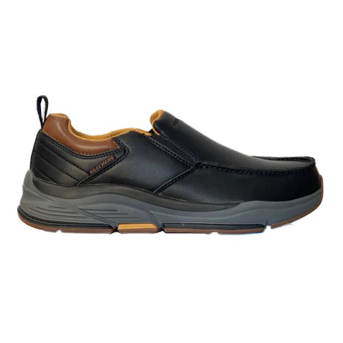 کفش چرم مردانه اسکچرز مدل Skechers 210018-blk