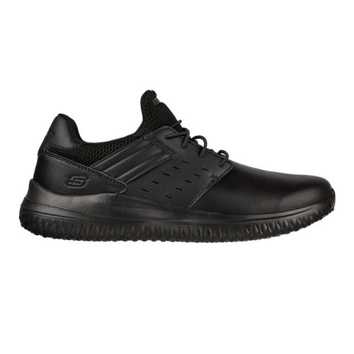 کفش چرم مردانه اسکچرز skechers delson 210308-bbk