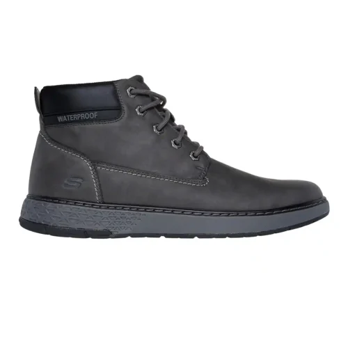 نیم بوت چرمی مردانه اسکچرز skechers 205235-char