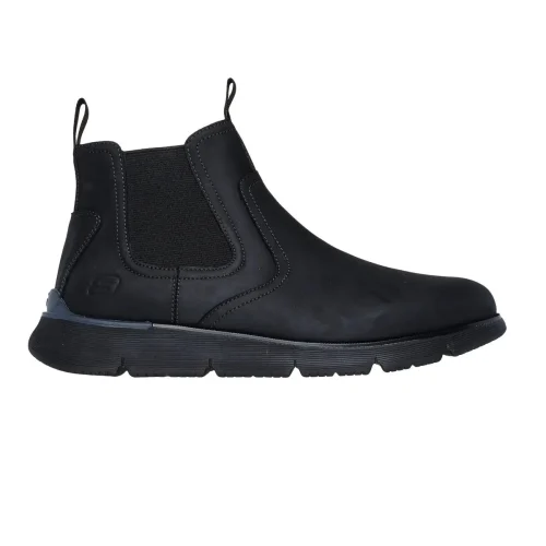بوت چرمی مردانه اسکچرز skechers 205227-BBK